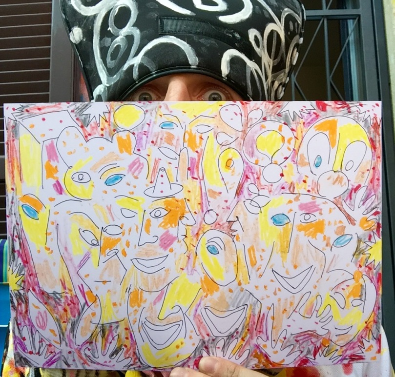 my self portrait of jeff koons (b)ananartista artwork
